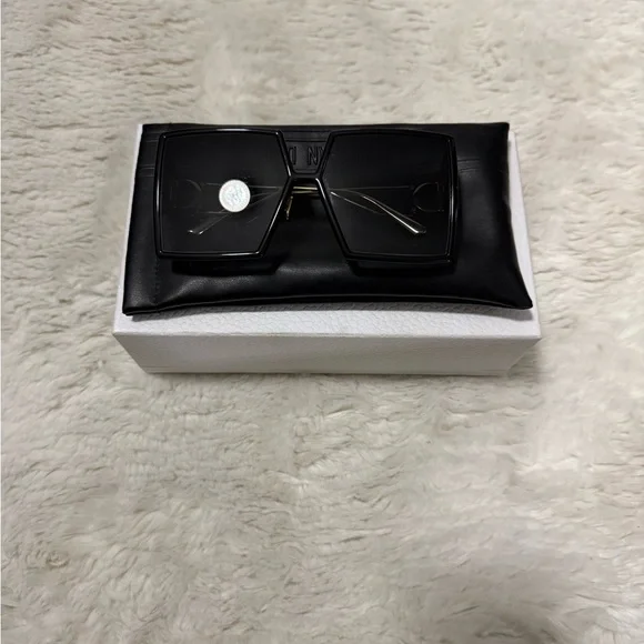 Dior | Accessories | Christian Dior Black Square Sunglasses  display picture 1